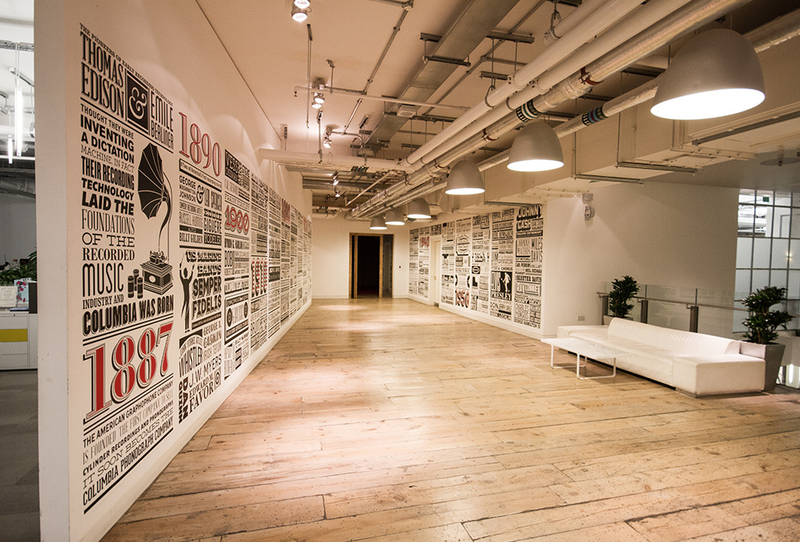 Illustration for article titled Behind the Scenes: Sony Music's Stunning Typographic Timeline